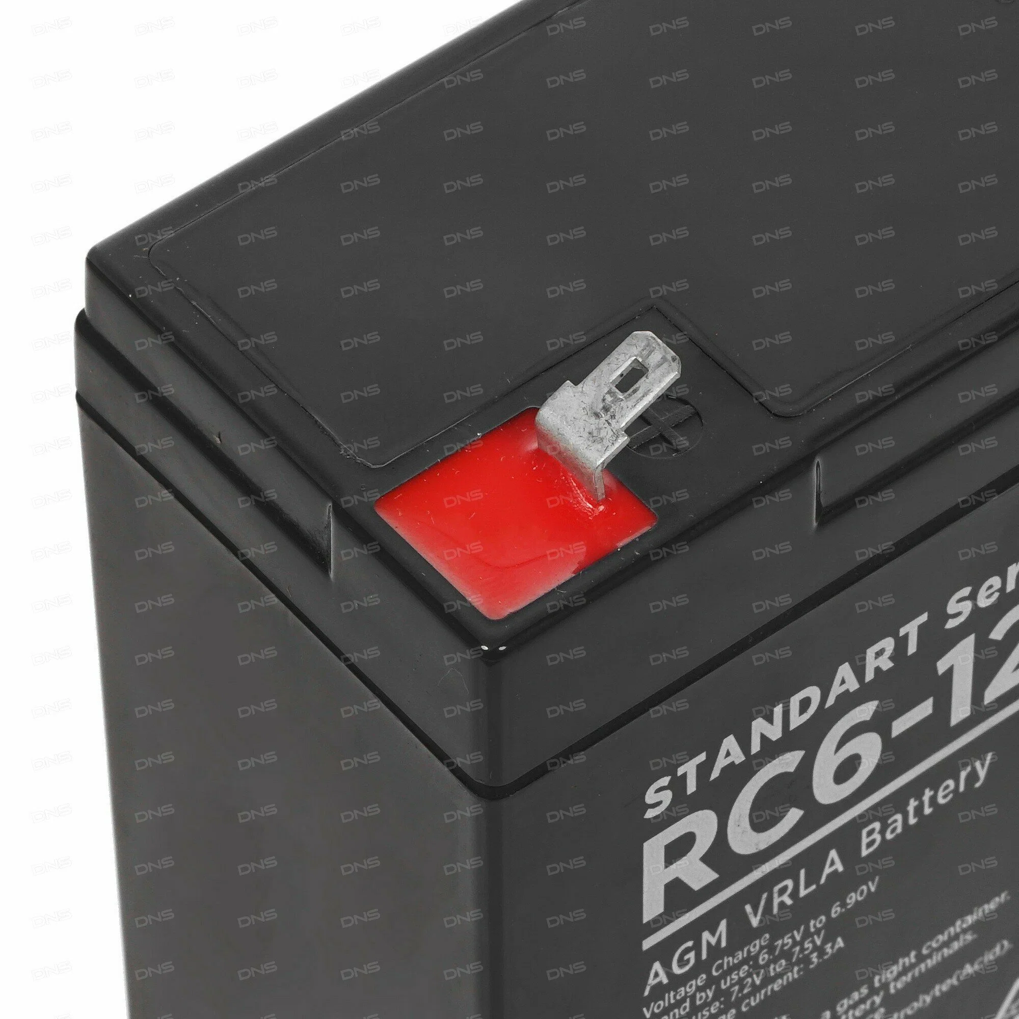 Аккумуляторная батарея CyberPower RC 6-12 6В/12Ач, клемма F1 (97х43х53мм (59мм); 1,85кг; Срок службы 6лет)