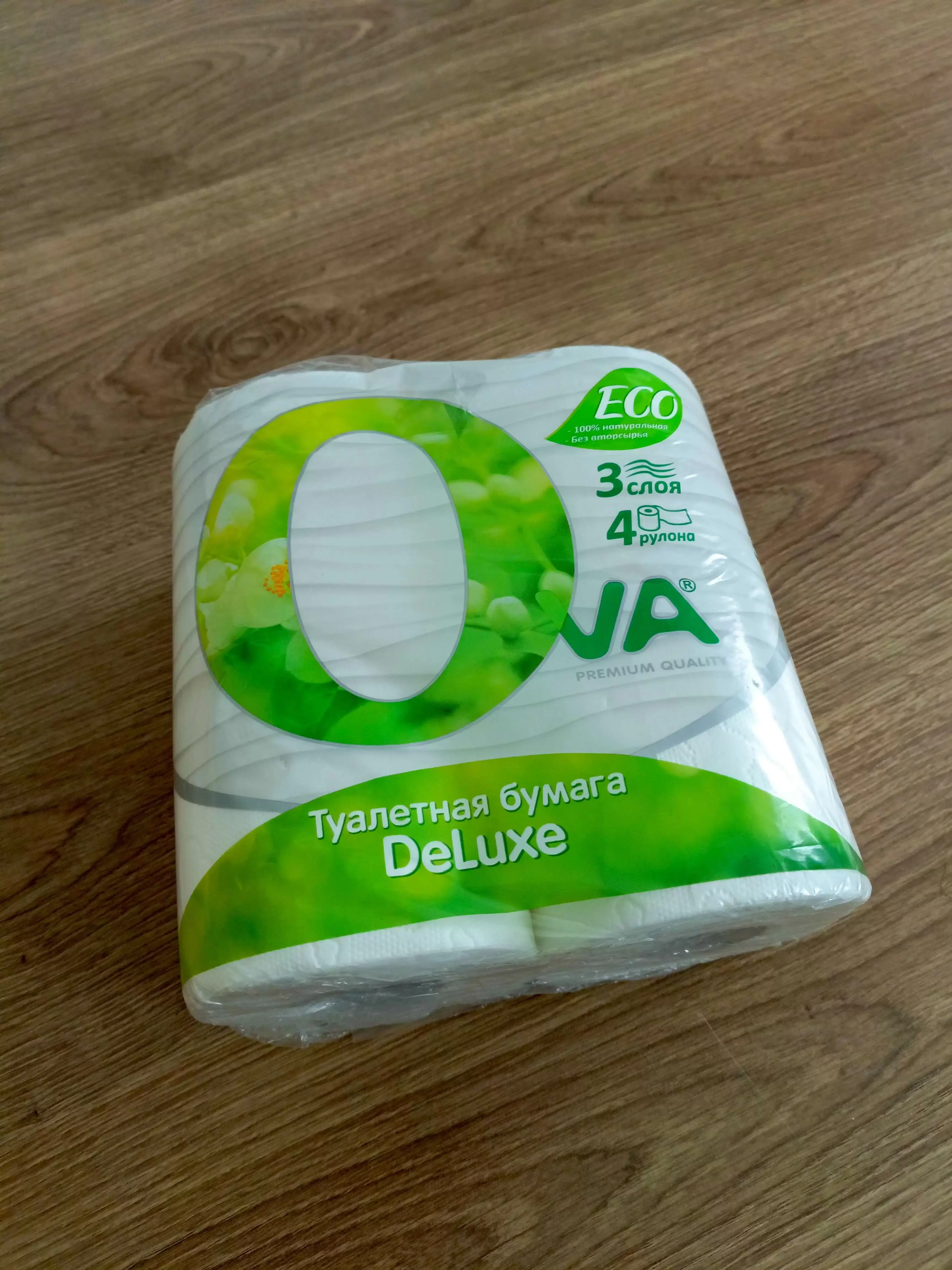 VETTA Туалетная бумага OVA 3сл., 4 шт.