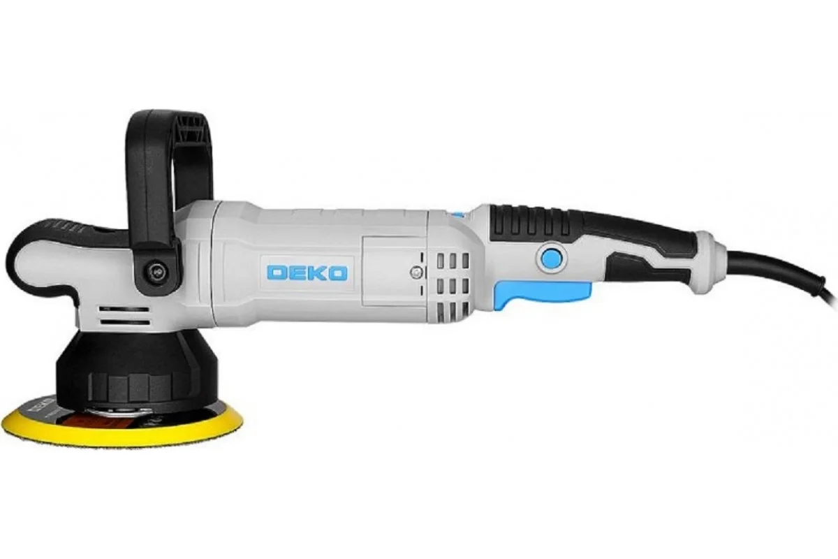 Эксцентриковая шлифовальная машина Deko P1700-D PRO, 150 мм, 1700 Вт, черно-синий