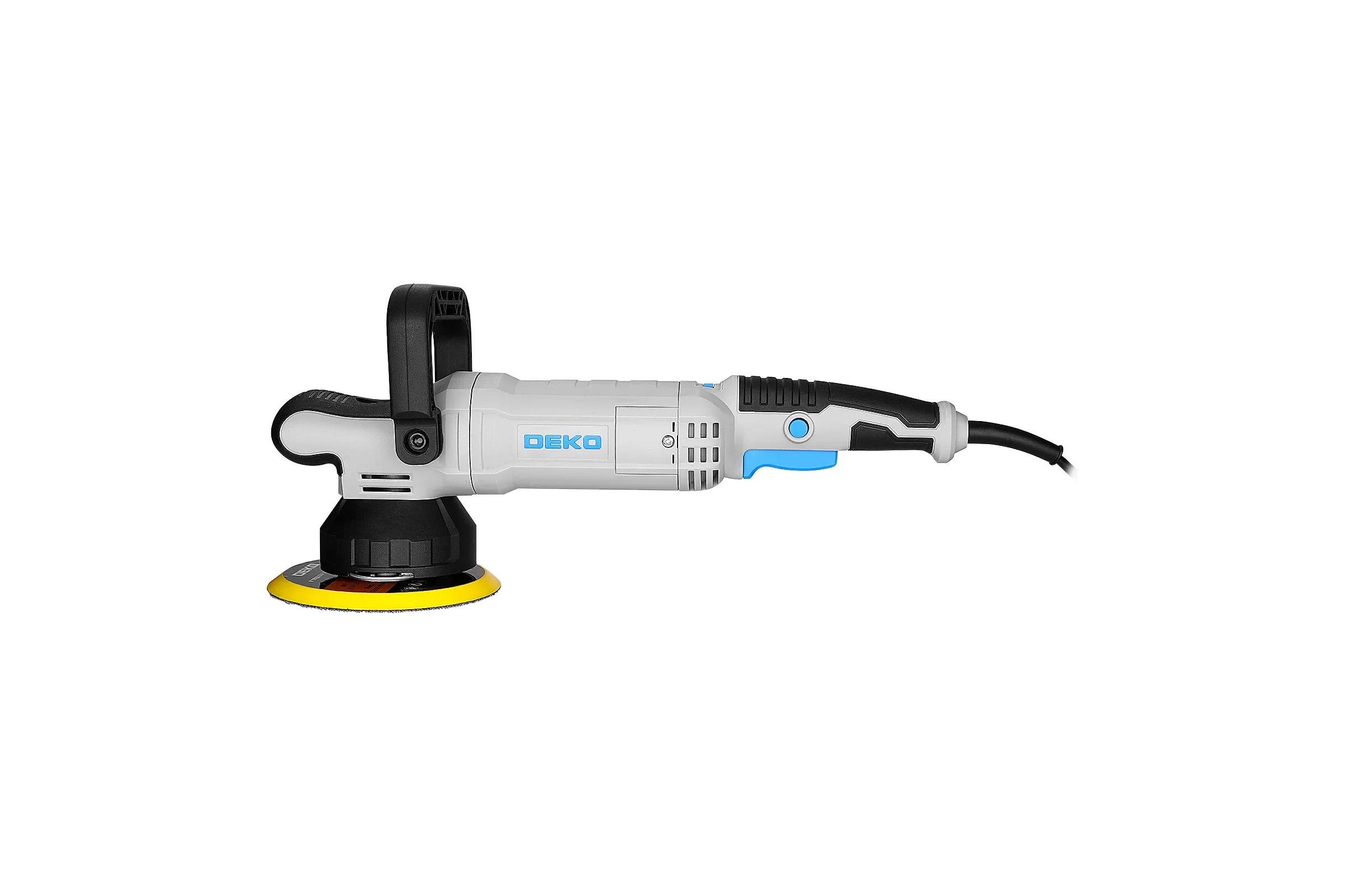 Эксцентриковая шлифовальная машина Deko P1700-D PRO, 150 мм, 1700 Вт, черно-синий