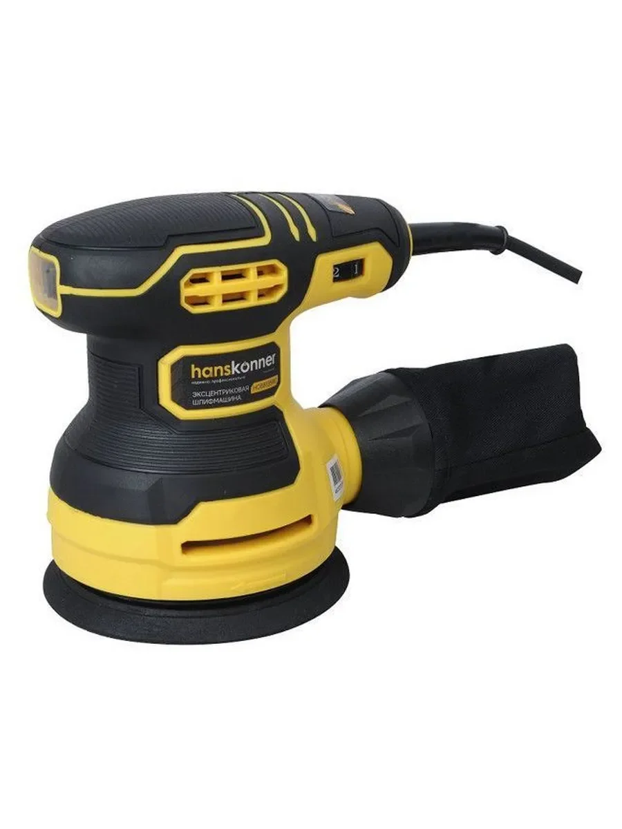 Эксцентриковая шлифовальная машина Hanskonner HOS8135RC (350 Вт, 125 мм, 4000-12000 об/мин)