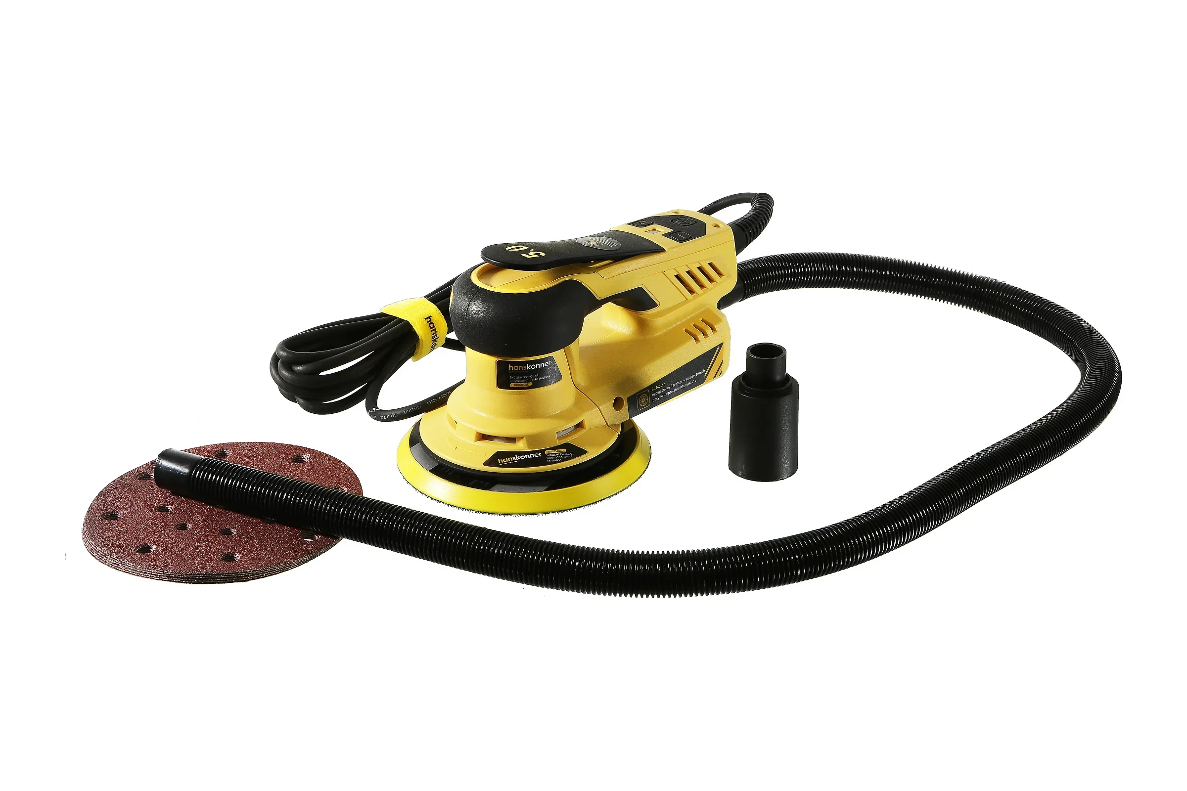 Эксцентриковая шлифовальная машина Hanskonner PLATINUM HOS8140BL