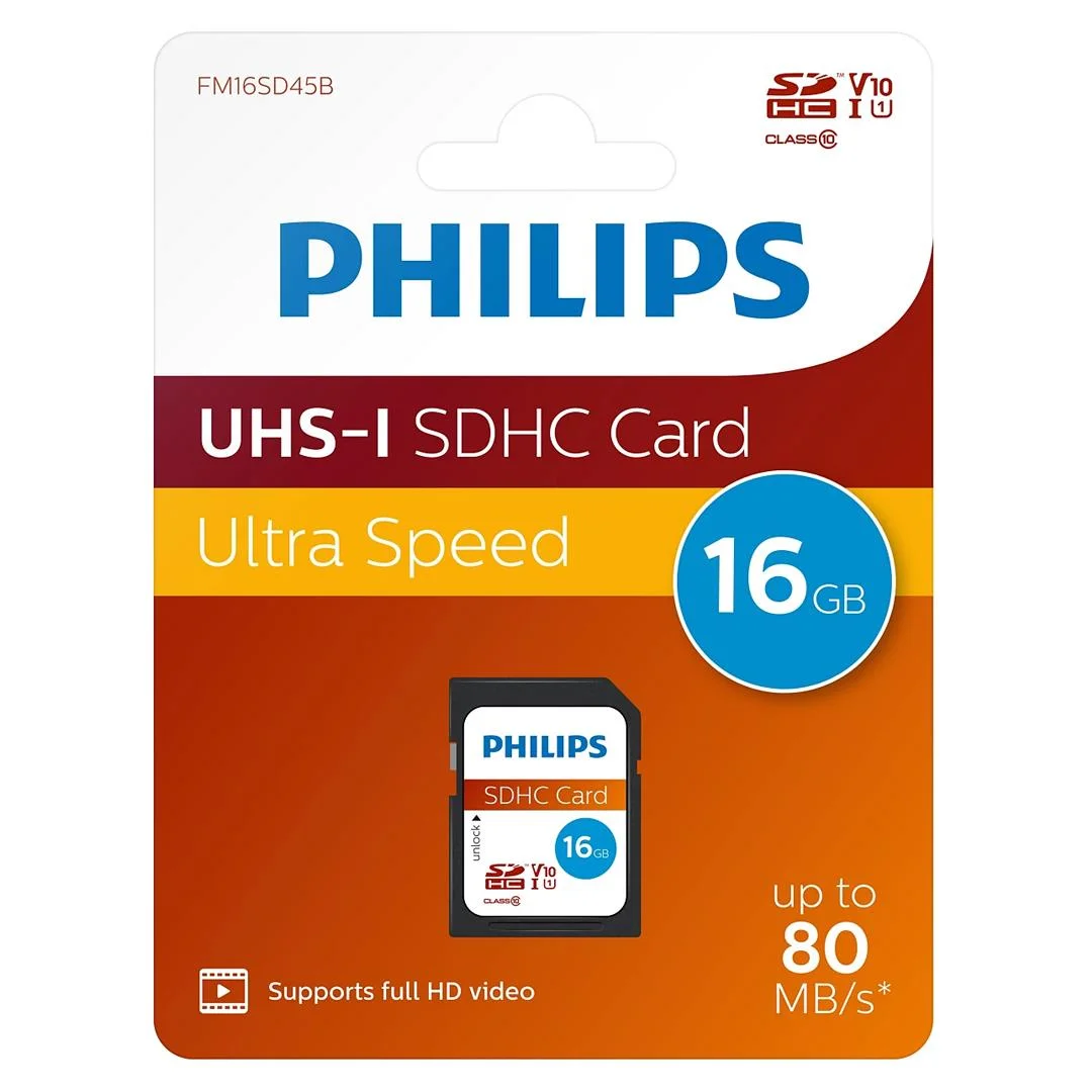 Флеш карта microSD 128GB PHILIPS High Speed microSDHC Class UHS-I U3, V30, A1, 100MB/s