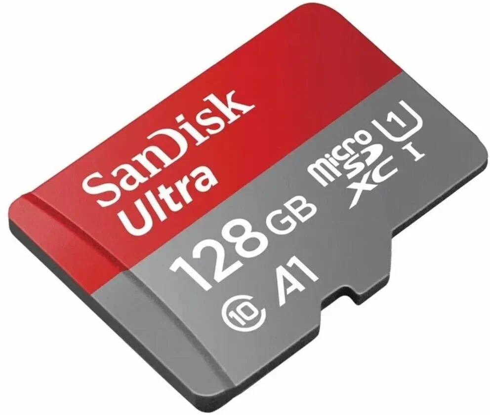 Флеш карта microSD 128GB SanDisk microSDXC Class 10 Ultra UHS-I U1 A1 140MB/s