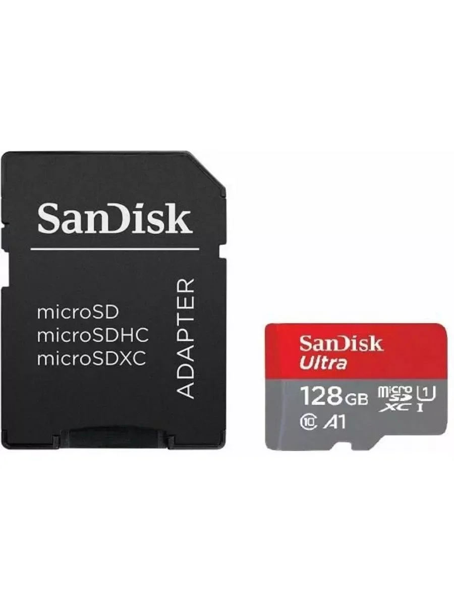 Флеш карта SD 128GB SanDisk SDXC Class 10 UHS-I U1 Ultra 140MB/s