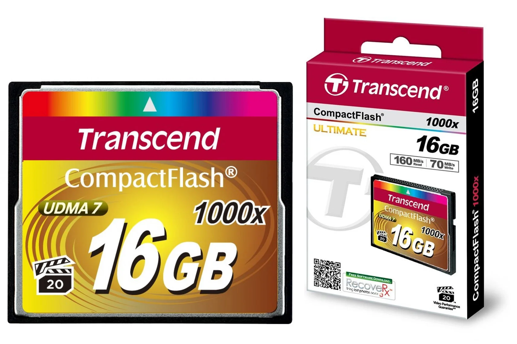 Флеш карта CF 128GB Transcend Ultra Speed 1000X