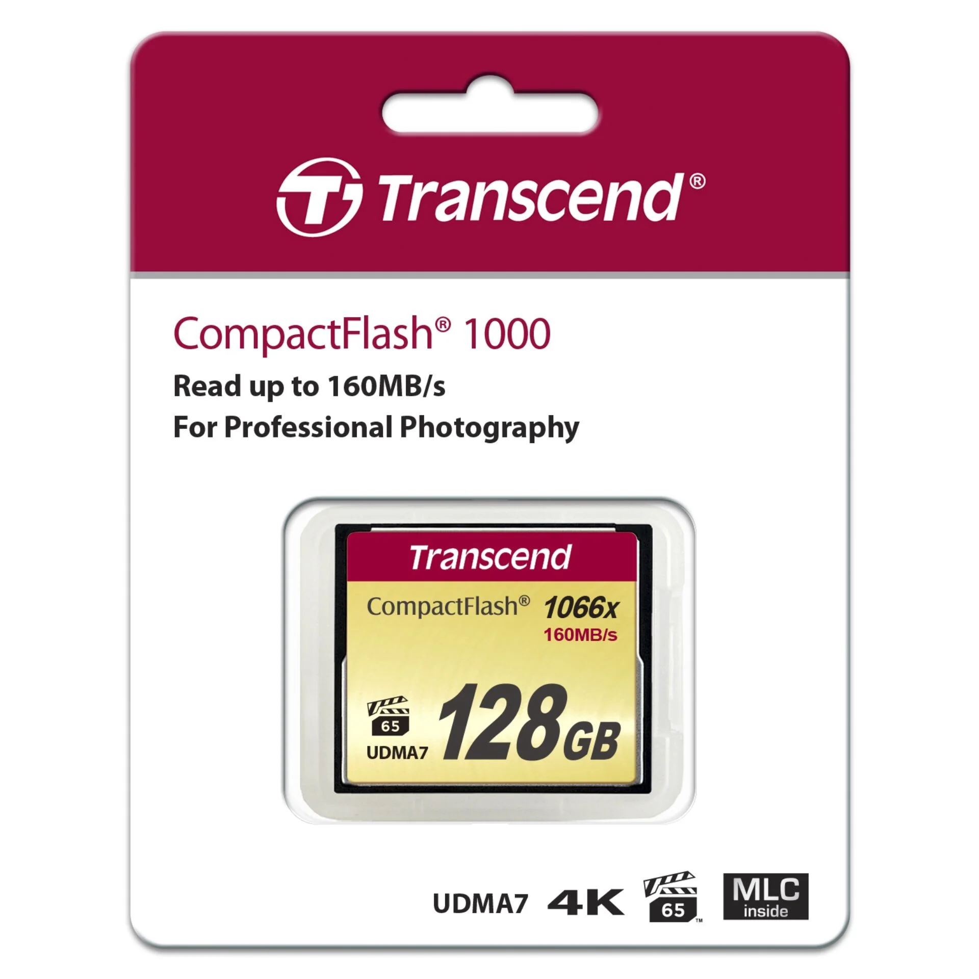 Флеш карта CF 128GB Transcend Ultra Speed 1000X