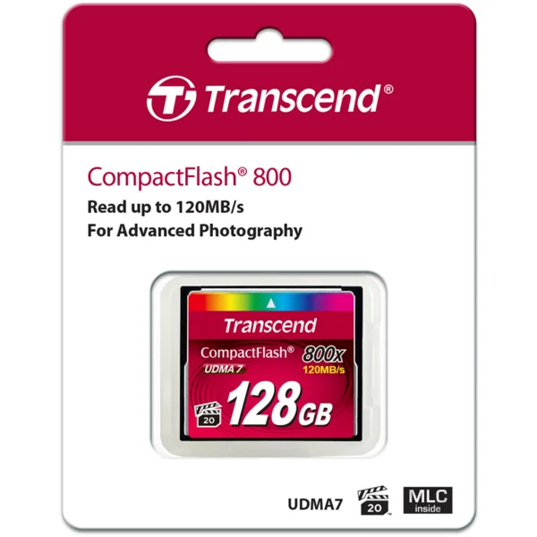 Флеш карта CF 128GB Transcend Ultra Speed 800X