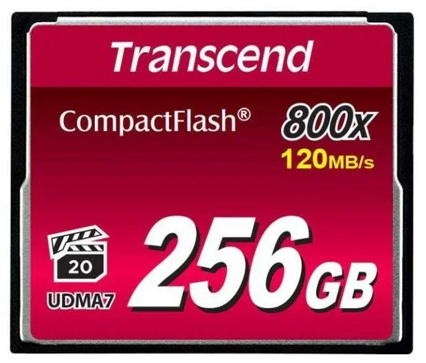 Флеш карта CF 256GB Transcend, 800X