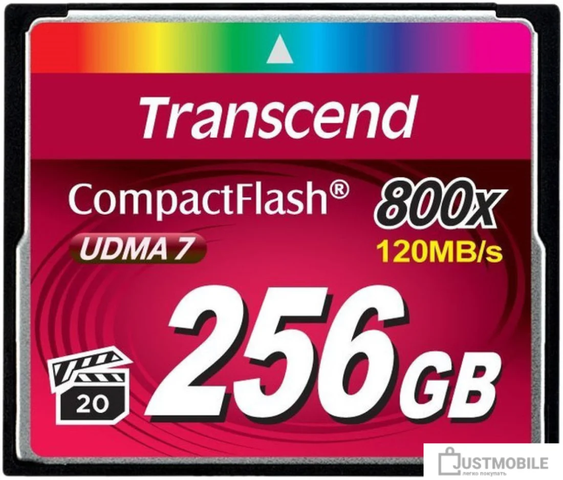 Флеш карта CF 256GB Transcend, 800X