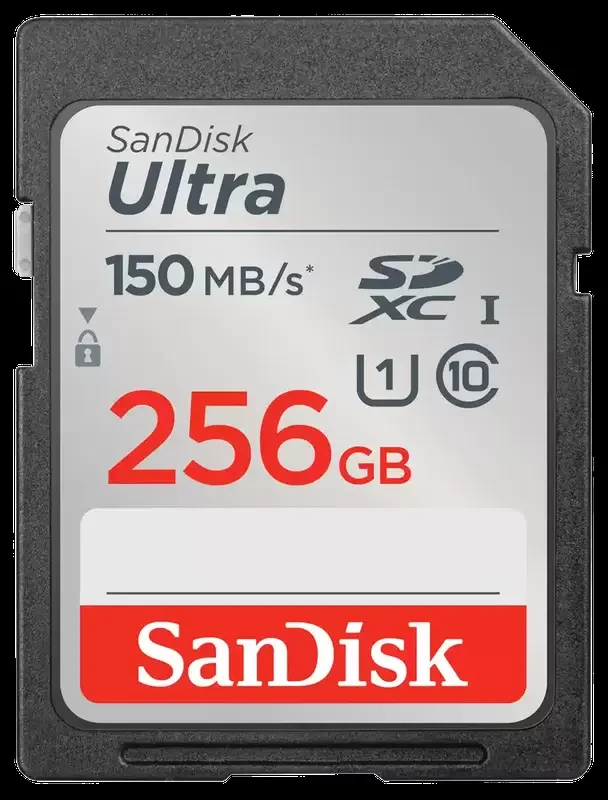 Флеш карта SD 256GB SanDisk SDXC Class 10 UHS-I Ultra 150MB/s