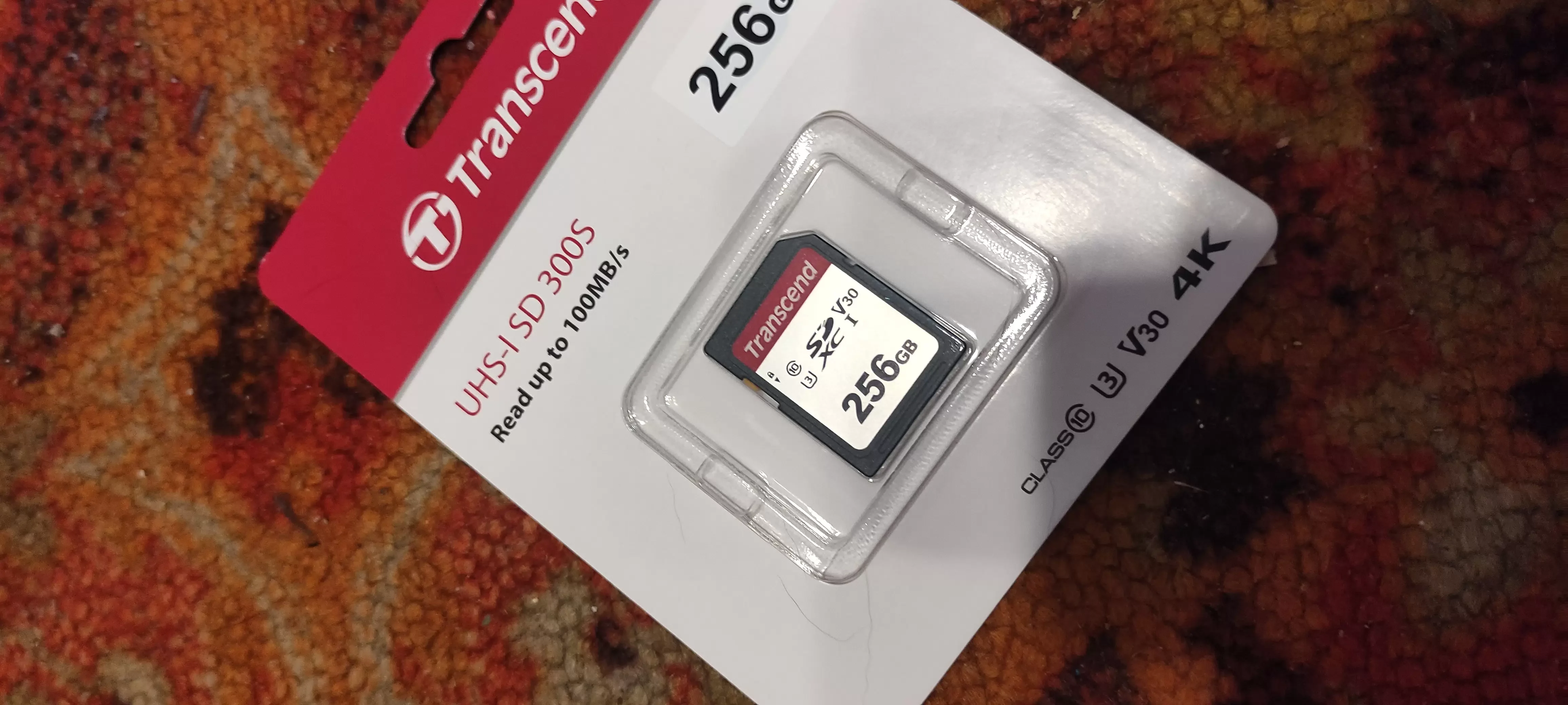 Флеш карта SD 256GB Transcend SDXC Class 10 UHS-I U3, V30, TLC, Silver