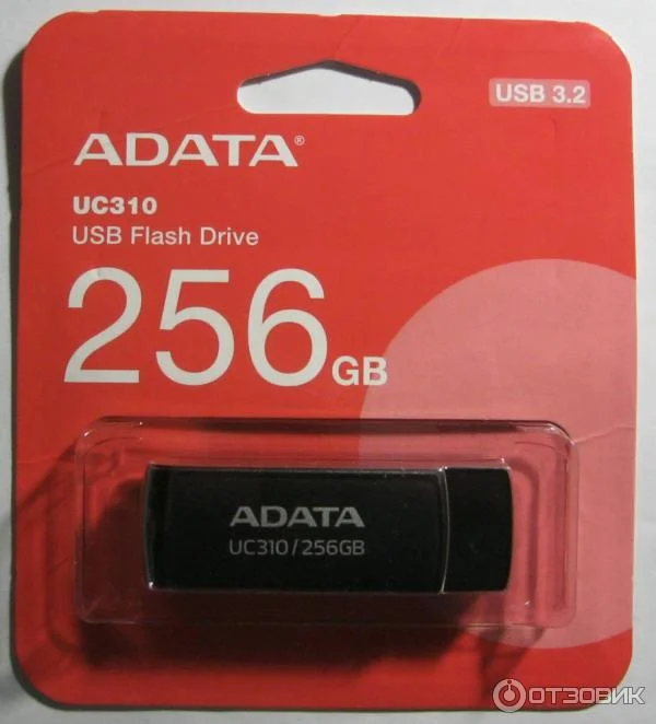 Флеш накопитель 256GB A-DATA UC310, USB 3.2, черный