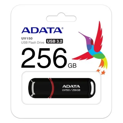 Флеш накопитель 256GB A-DATA UV150, USB 3.2, Черный