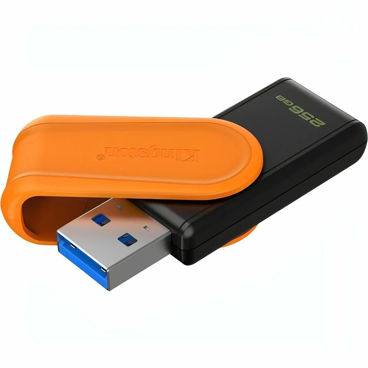 Флеш накопитель 256GB Kingston DataTraveler Exodia S, USB 3.2 Черный/оранжевый