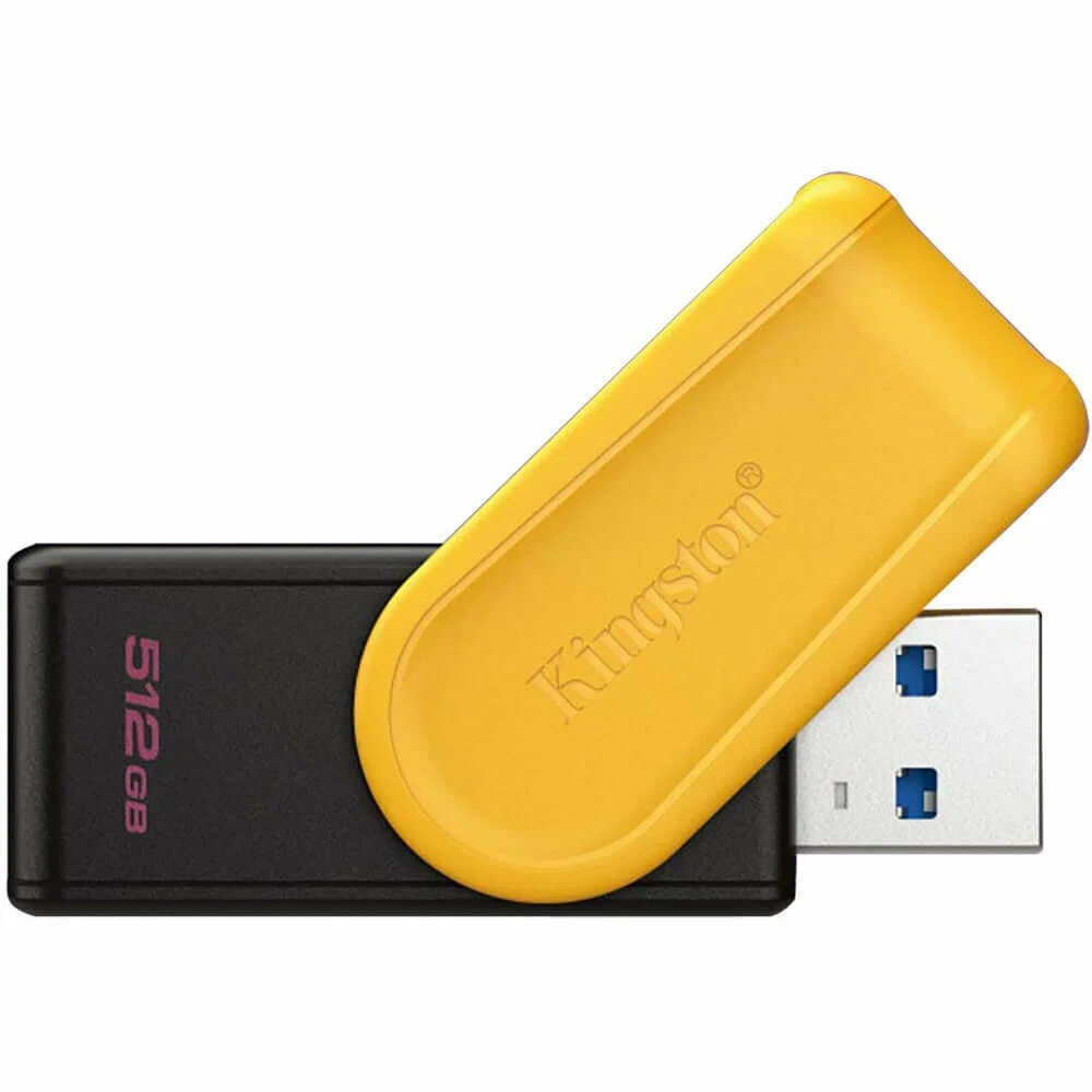 Флеш накопитель 256GB Kingston DataTraveler Exodia S, USB 3.2 Черный/оранжевый