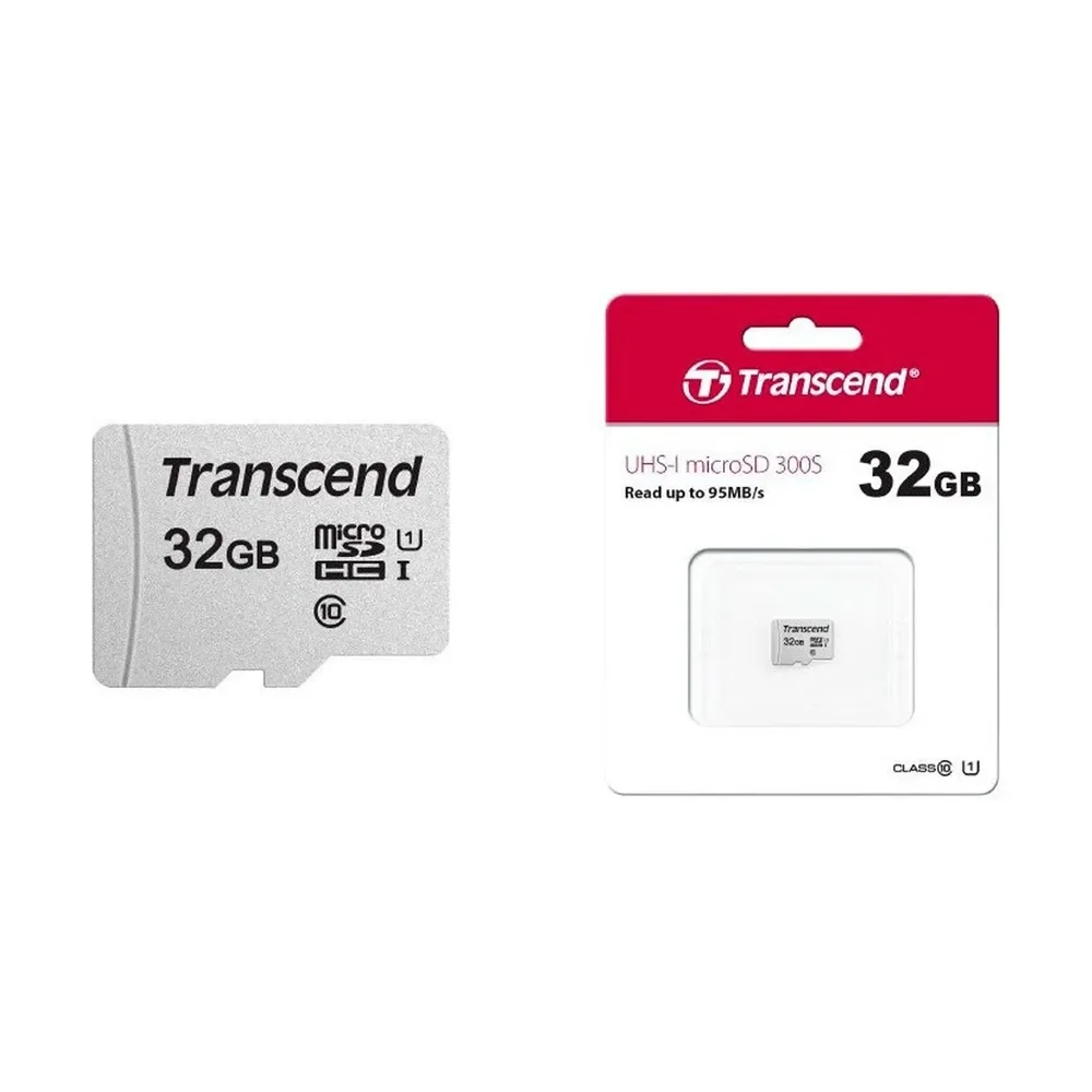 Флеш карта microSD 32GB Transcend microSDHC Class 10 UHS-1 U1, (SD адаптер), TLC