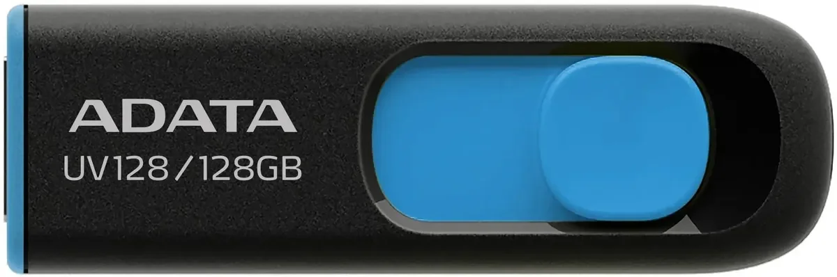 Флеш накопитель 512GB A-DATA UV128, USB 3.2, черный/синий