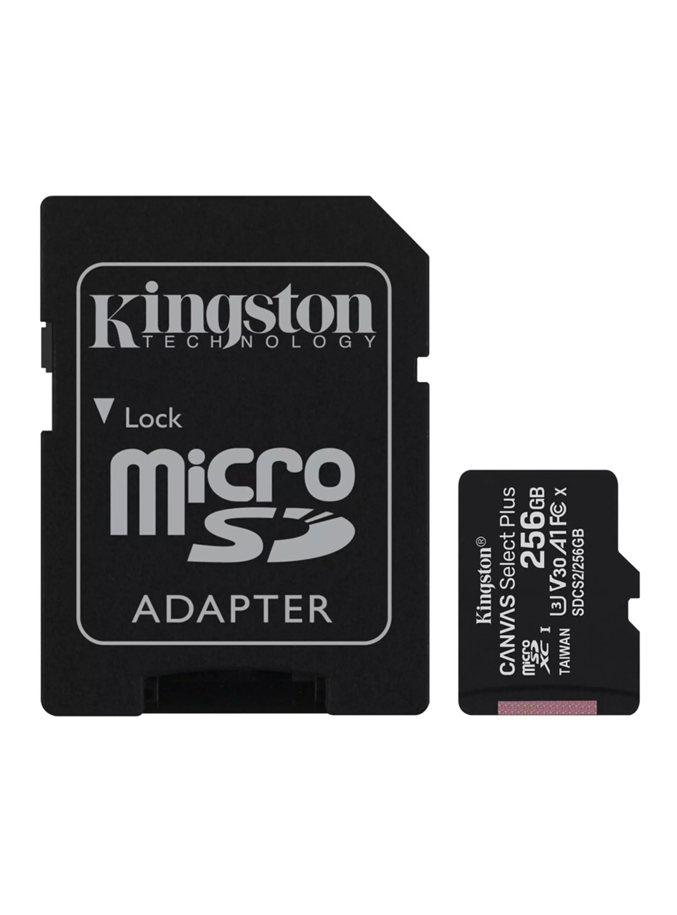 Флеш карта microSD 512GB Kingston microSDXC Class 10 UHS-I U3 A1 V30 Select Plus (SD адаптер) 150MB/s