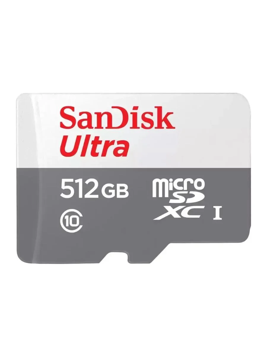 Флеш карта microSD 512GB SanDisk microSDXC Class 10 Ultra UHS-I 100MB/s