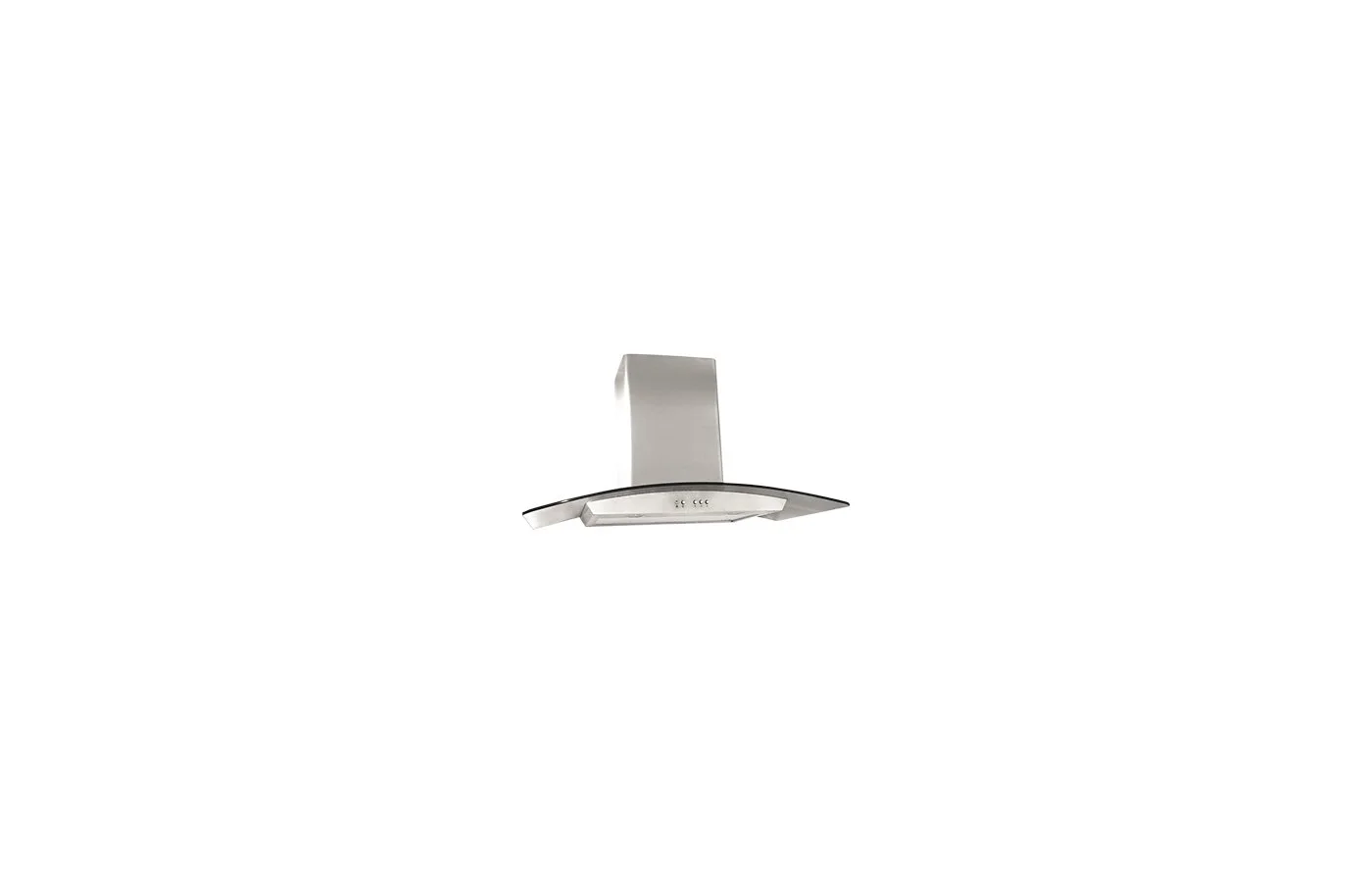 Вытяжка настенная AMETHYST 90H-650-K3D серебристый/прозрачный ELIKOR