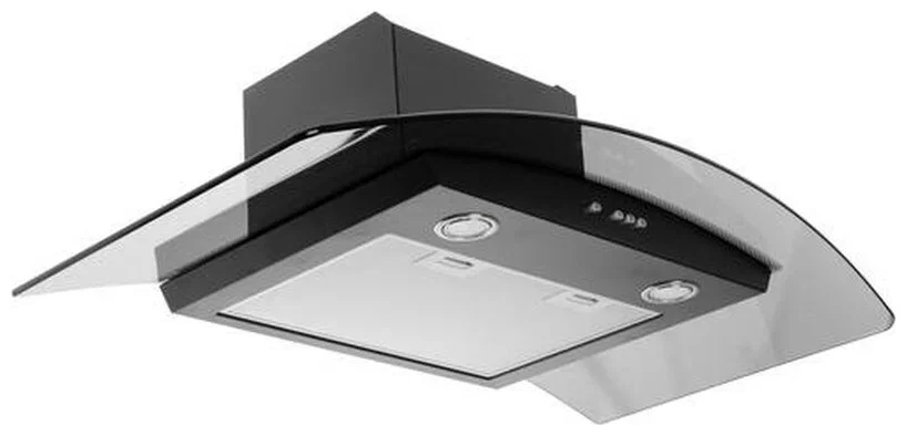 Вытяжка настенная AMETHYST 90P-650-K3D черный/прозрачный ELIKOR
