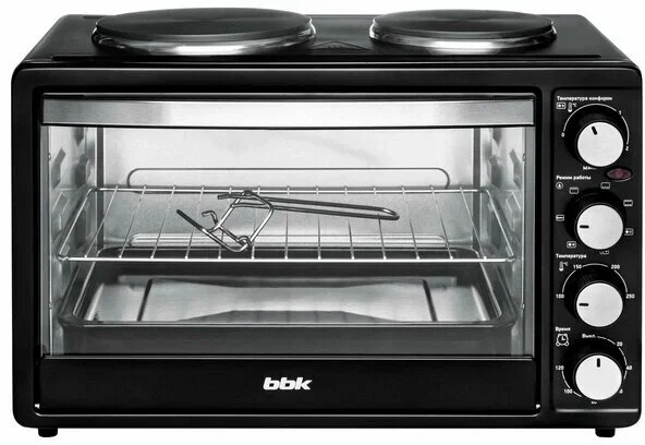 Мини-печь BBK OE3071M-2P черный