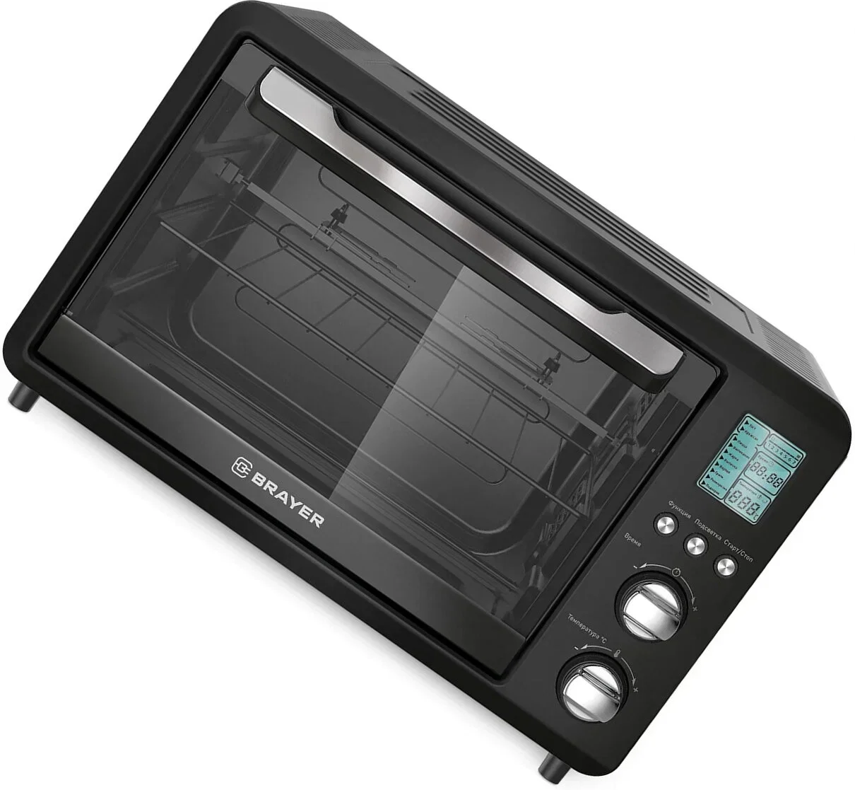 Мини-печь BRAYER BR2601 Мощность 1500 Вт Объем 25 л