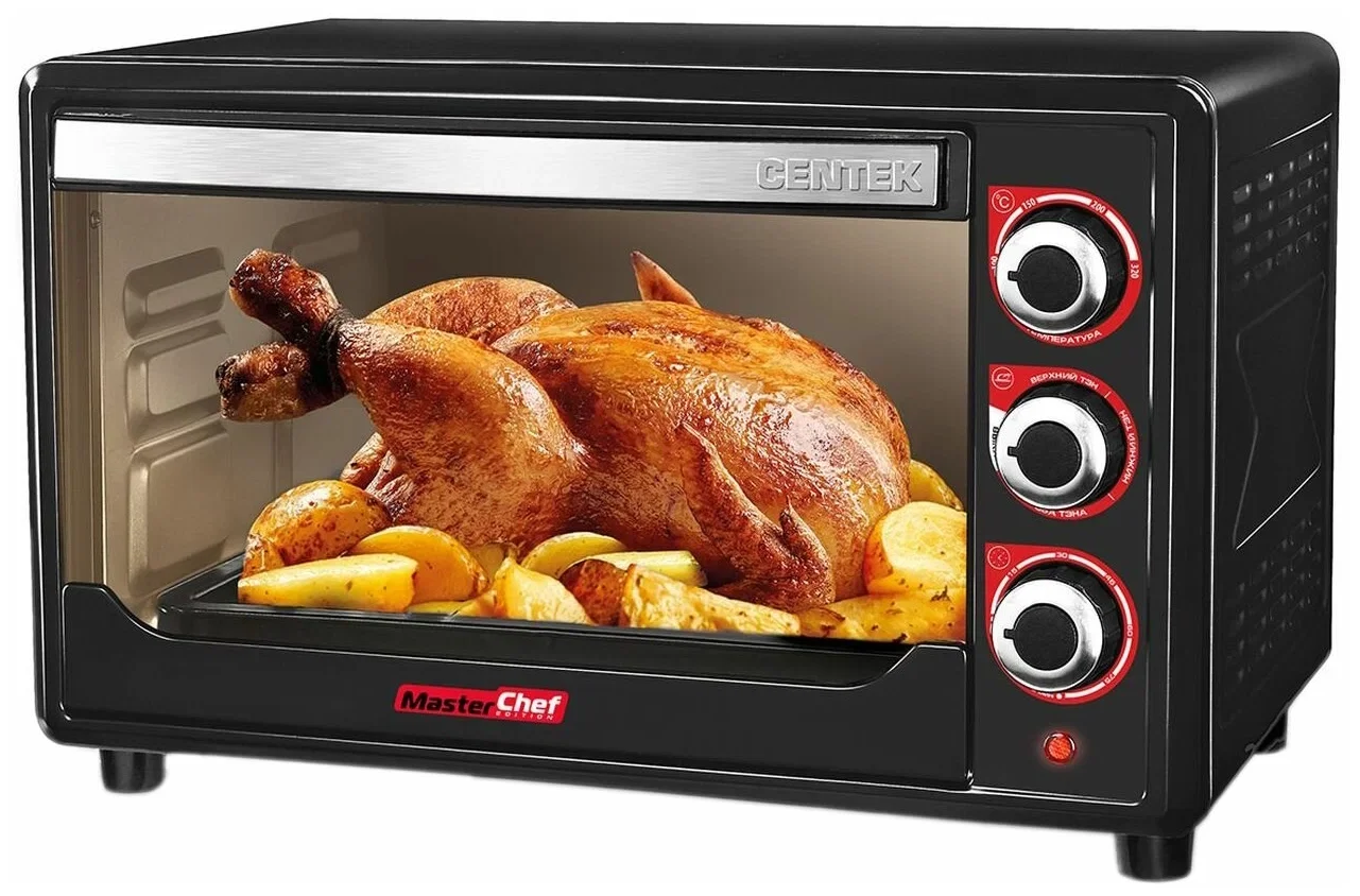 Мини-печь Centek CT-1530-36 PLATE черный