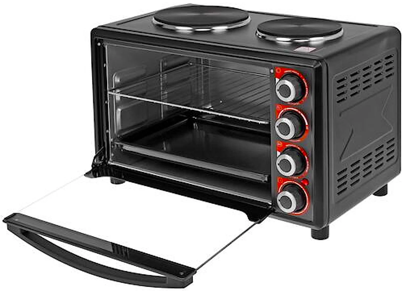 Мини-печь Centek CT-1530-36 PLATE черный