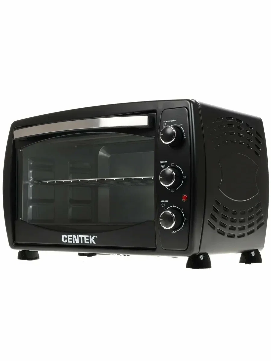 Мини-печь Centek CT-1531-42 CONVECTION (черн) 42л 1600Вт, 5 режимов, конвекция