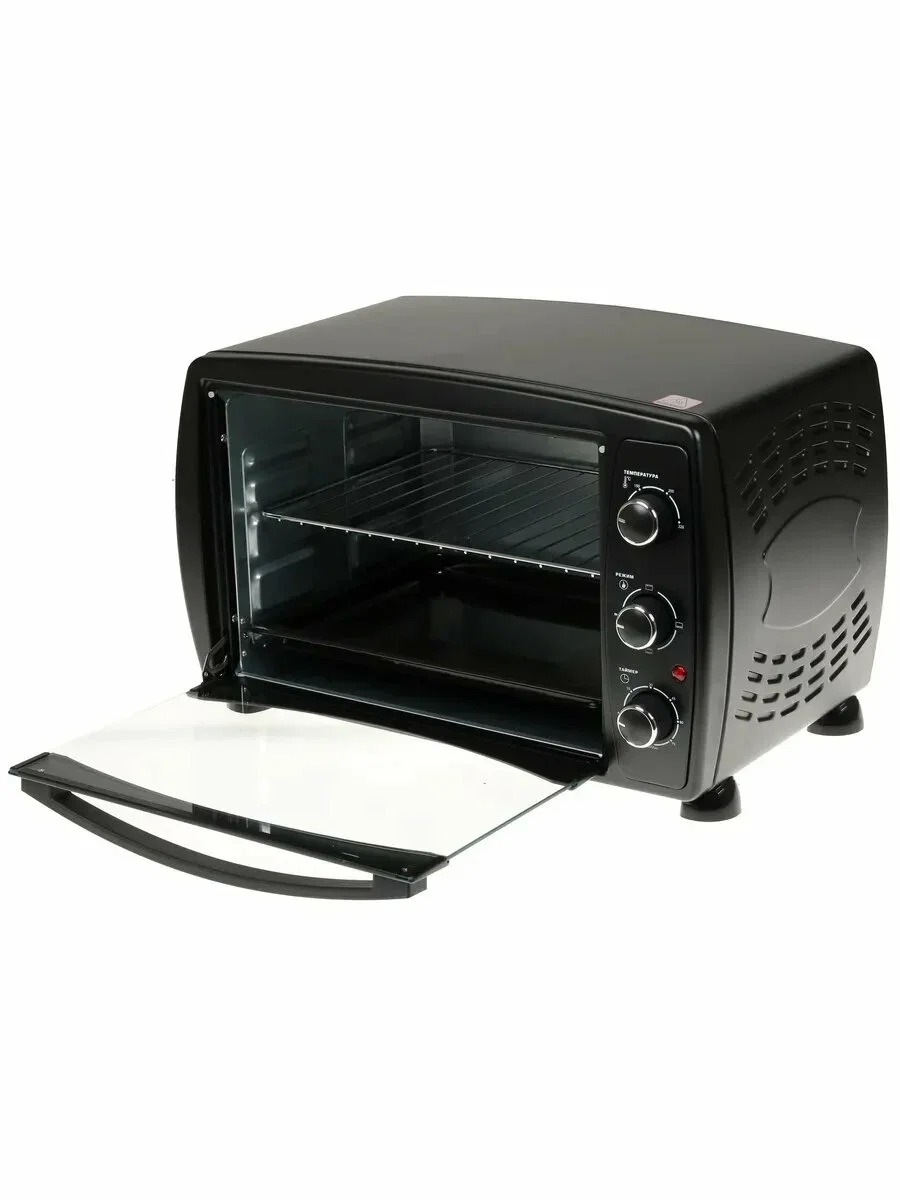 Мини-печь Centek CT-1531-42 CONVECTION (черн) 42л 1600Вт, 5 режимов, конвекция