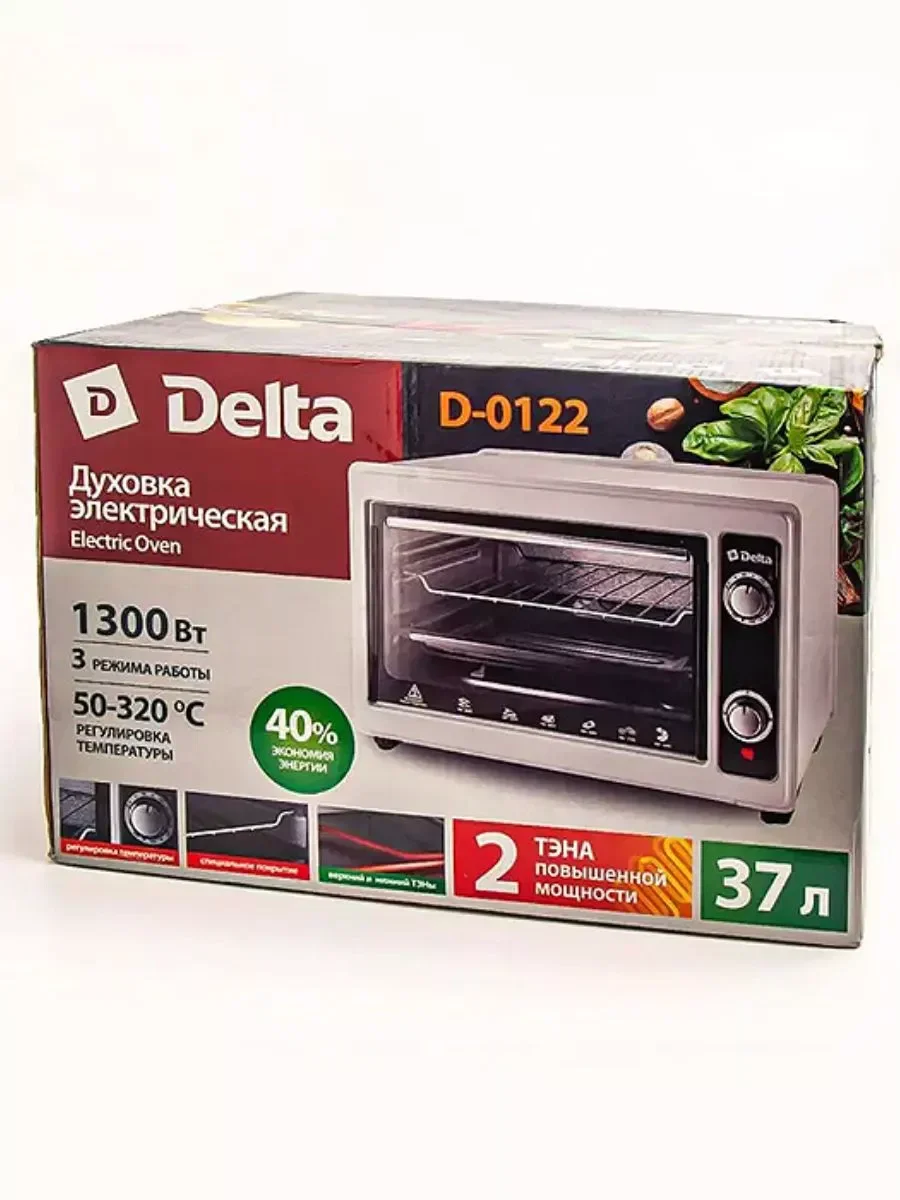 Мини-печь Delta D-0122 белая