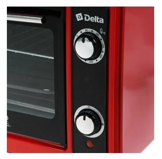 Мини-печь Delta D-0122 красная