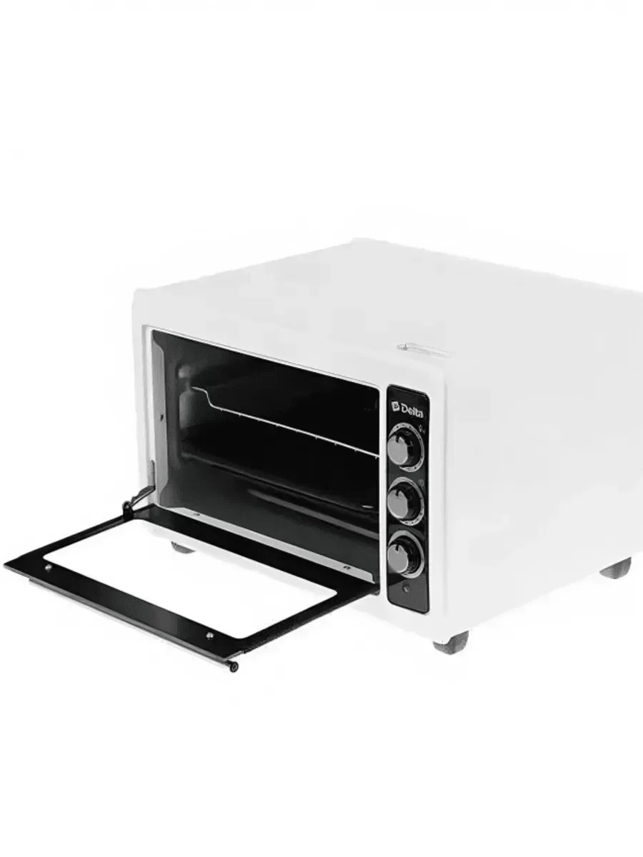 Мини-печь Delta D-0123 белая с тэном повыш мощности,1300 Вт, 37 л