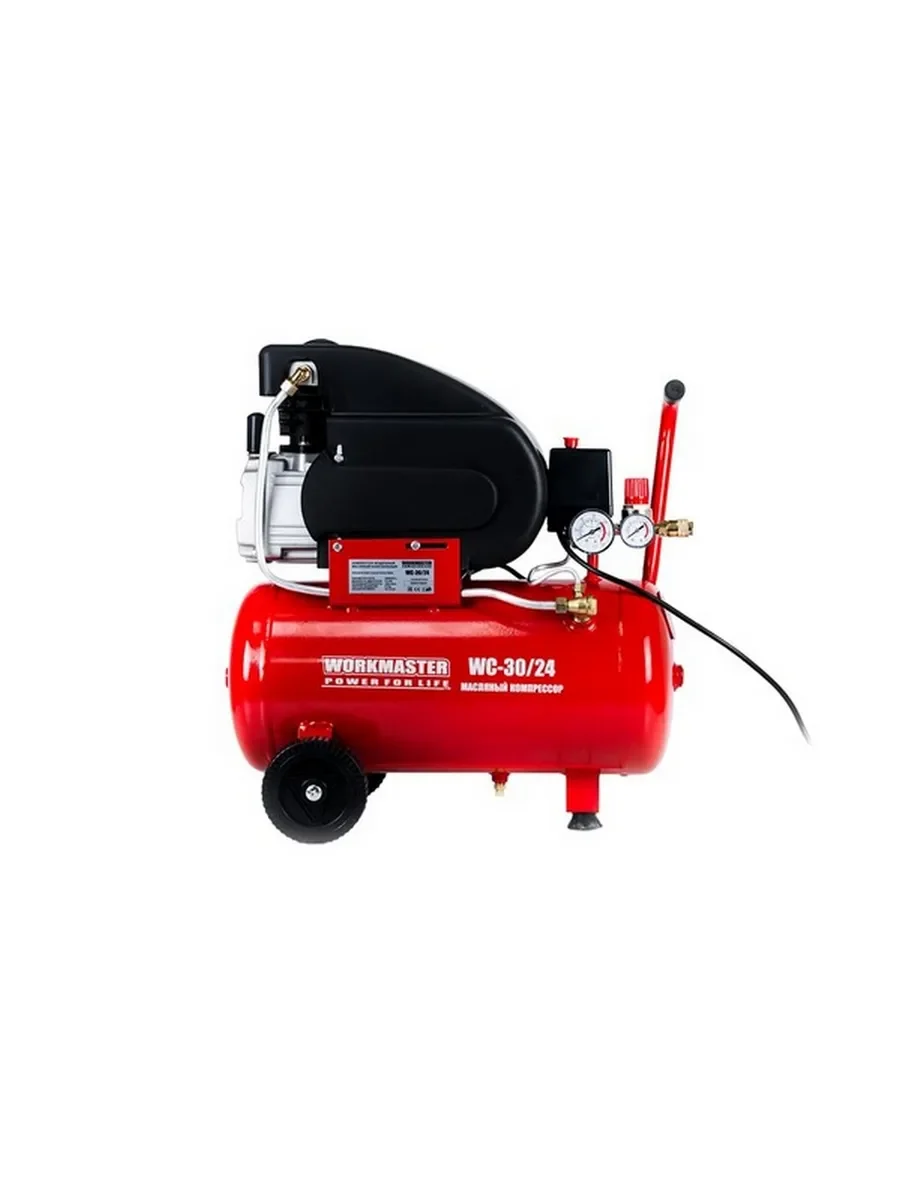 Компрессор воздушный WorkMaster WC-30/24 (1.5 кВт, 24 л, 240 л/мин)
