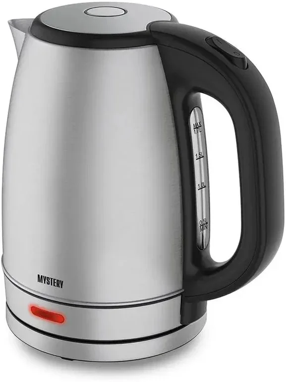 Чайник электрический MYSTERY MEK-1655 1.7 л, 1800 Вт, нержавеющая сталь