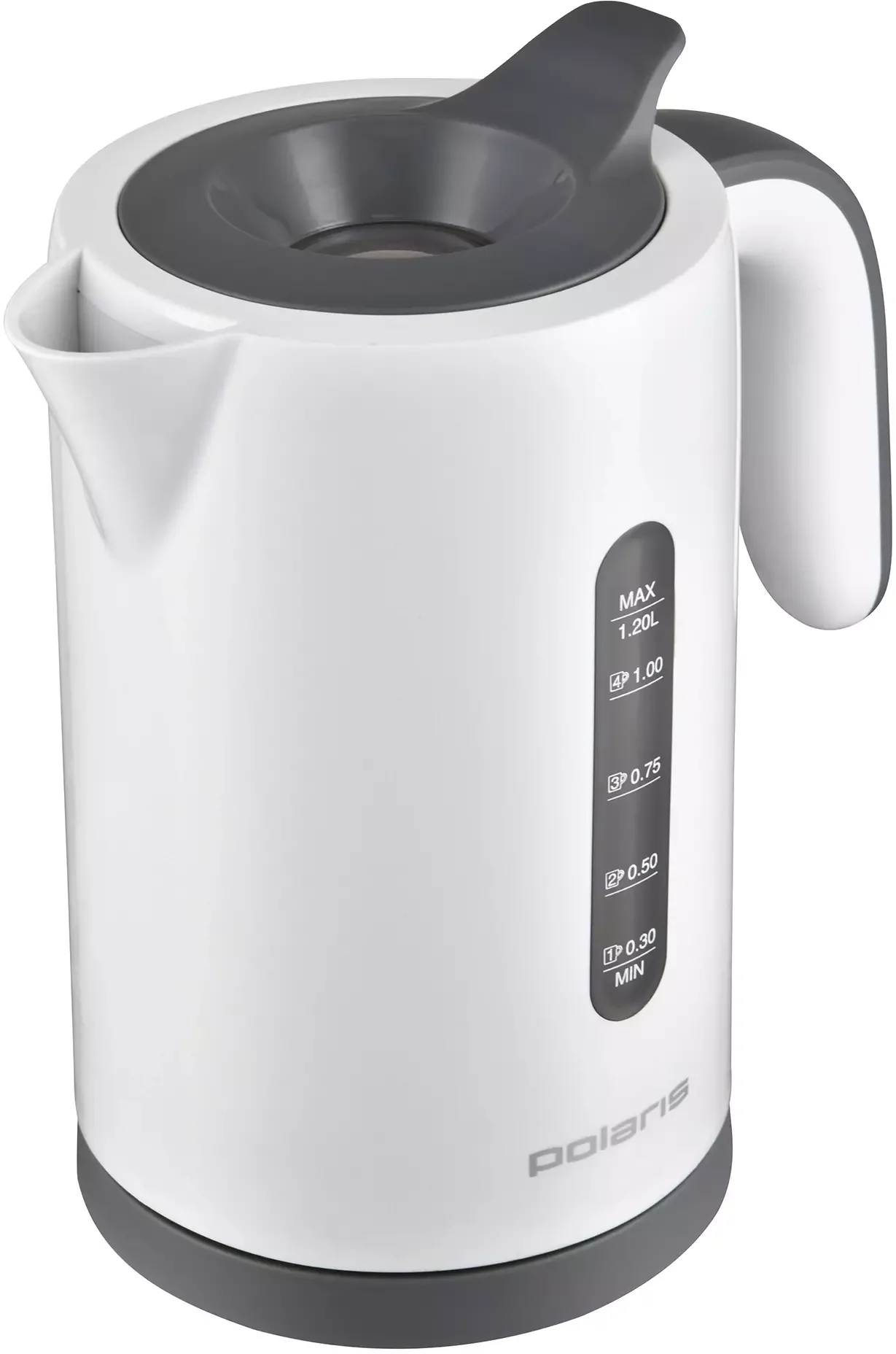 Чайник электрический Polaris PWK 1220C Water Way Pro 1.2 л, 2200 Вт, белый корпус: пластик (PWK 1220C)