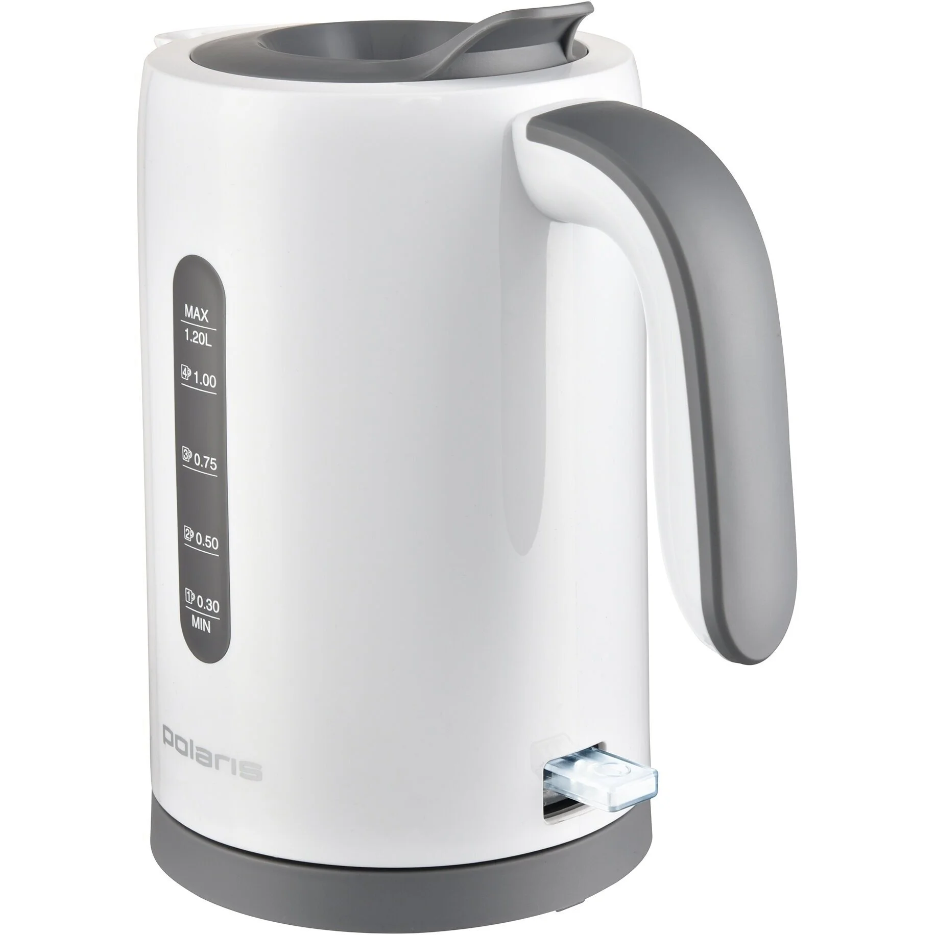 Чайник электрический Polaris PWK 1220C Water Way Pro 1.2 л, 2200 Вт, белый корпус: пластик (PWK 1220C)
