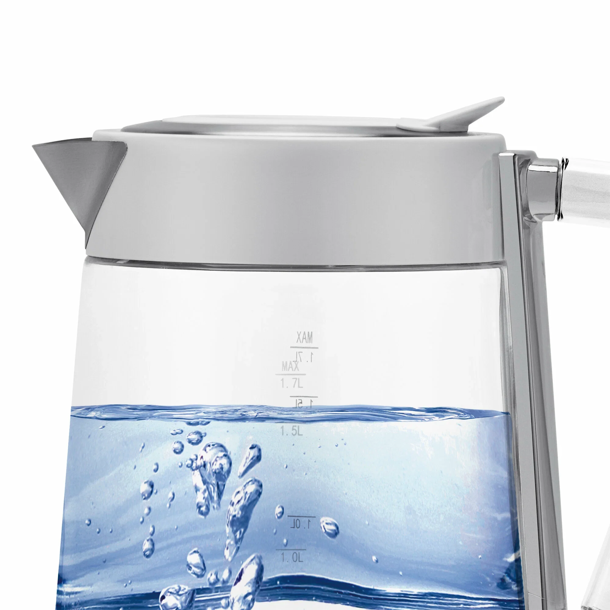 Чайник электрический Polaris PWK 1715 CGL Water Way Pro, Белый