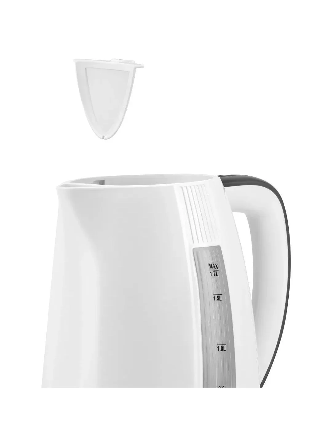 Чайник электрический Polaris PWK1708C Water Way Pro, белый/серый