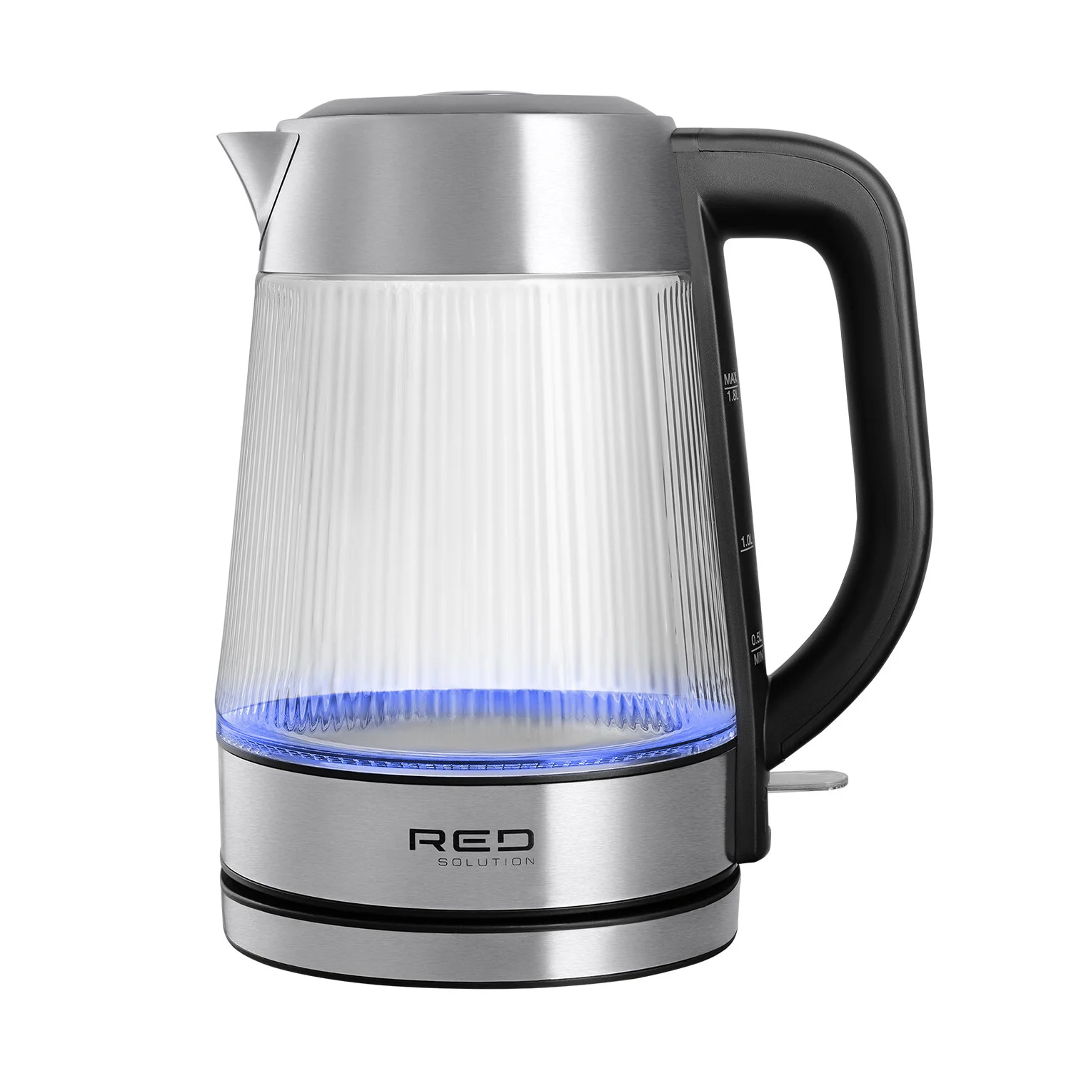 Чайник электрический Red Solution G121 1.8 л, 2200 Вт, черный/серебристый