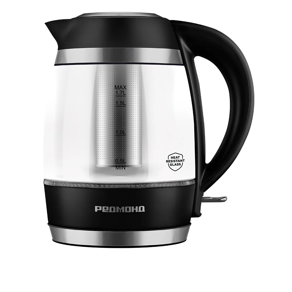 Чайник электрический Redmond KG227 1.7 л, 2200 Вт, черный