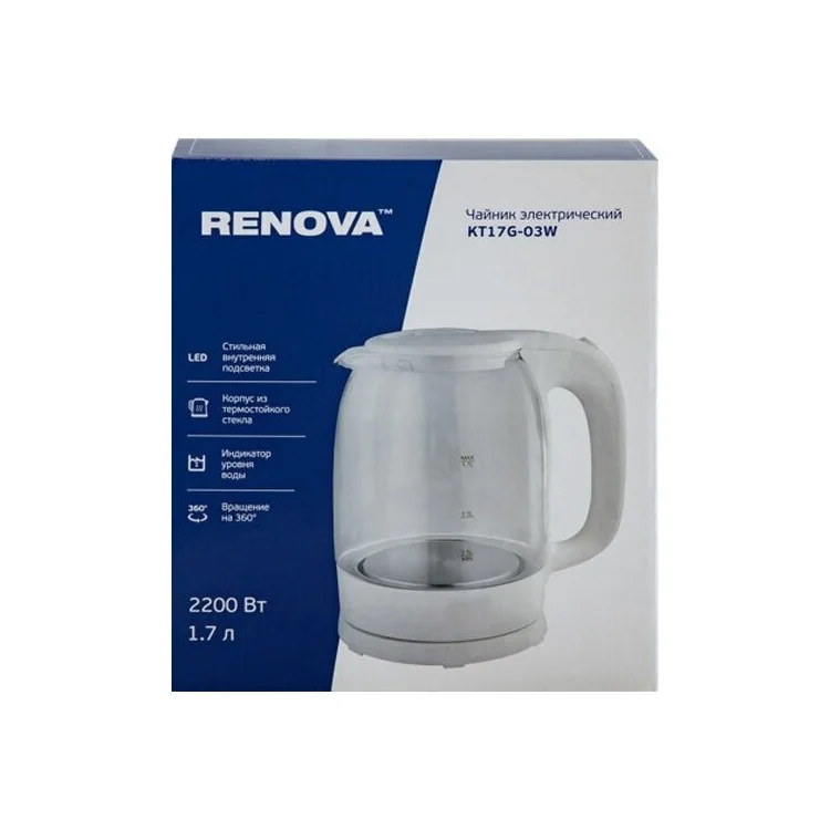 Чайник электрический Renova KT17G-03W