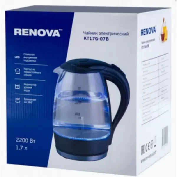 Чайник электрический Renova KT17G-07B
