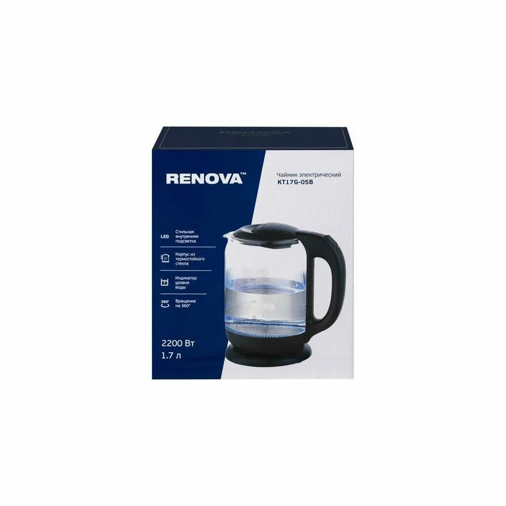 Чайник электрический Renova KT17G-08B