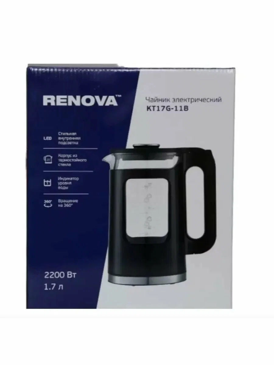Чайник электрический Renova KT17G-12B