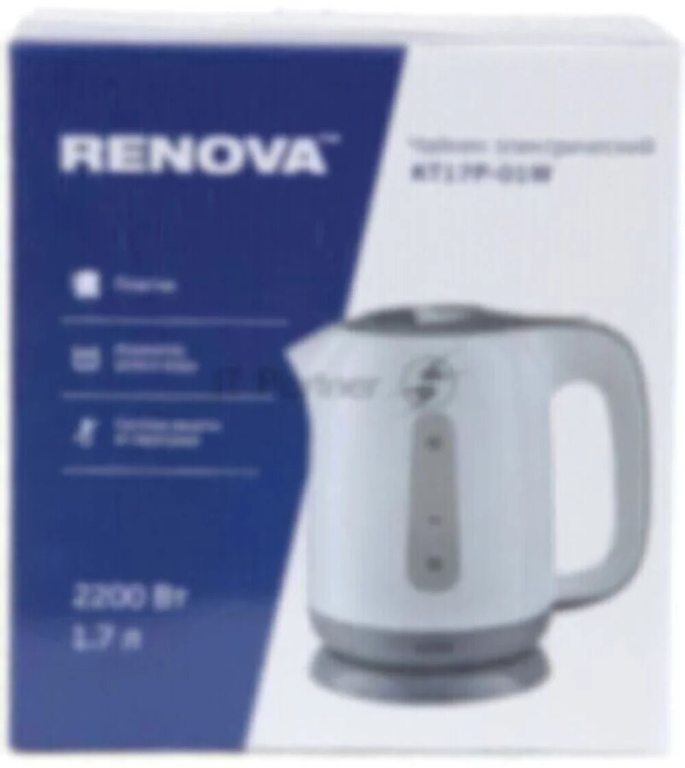 Чайник электрический Renova KT17P-01W Пластик