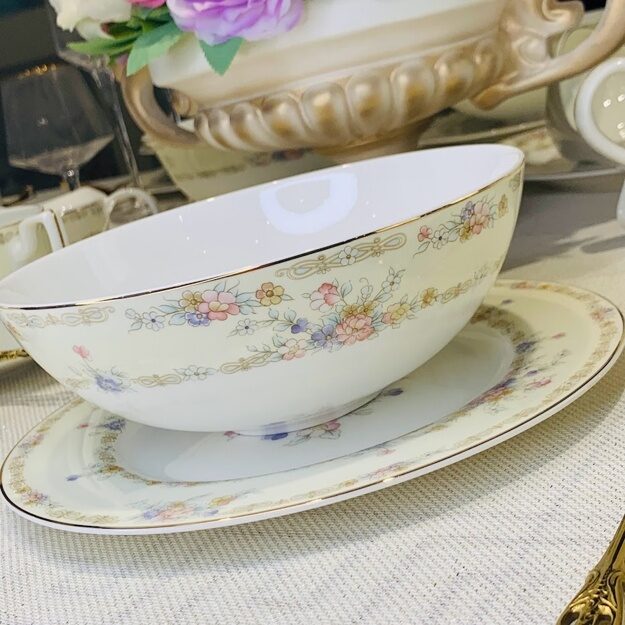 Набор из 6 салатников 18см FLEUR в под.уп.(х6) Костяной фарфор