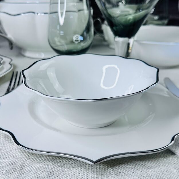 Набор из 6 салатников 18см MAGNOLIA SILVER в под.уп.(х6)Фарфор